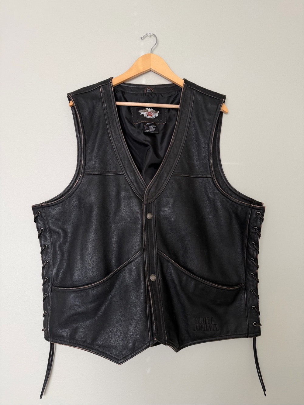 Harley-Davidson 2007 Leather Motorcycle Vest